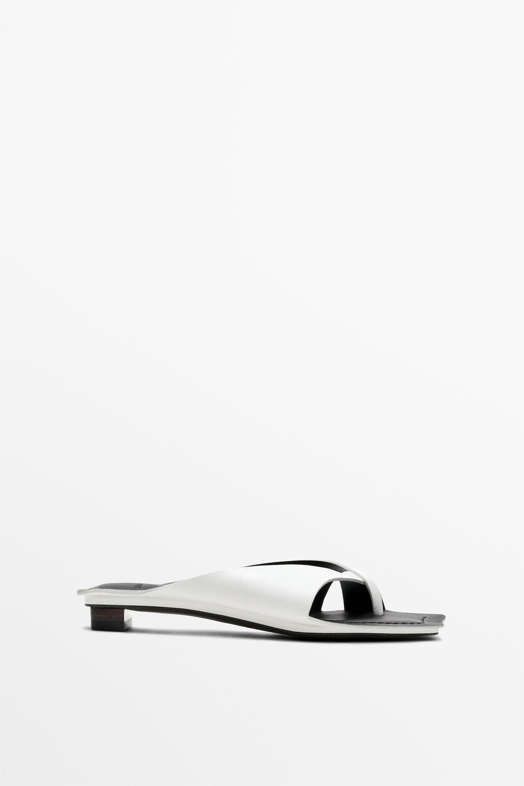 Sandale cuir talon